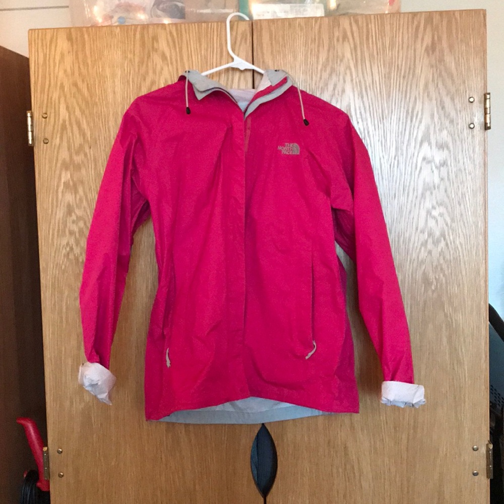 Pink The North Face HyVent Rain Jacket Women S